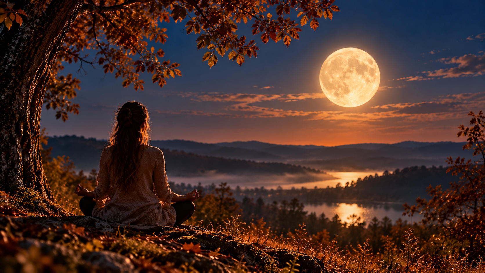Méditation sous la pleine lune(2) Méditation sous la pleine lune(2)
